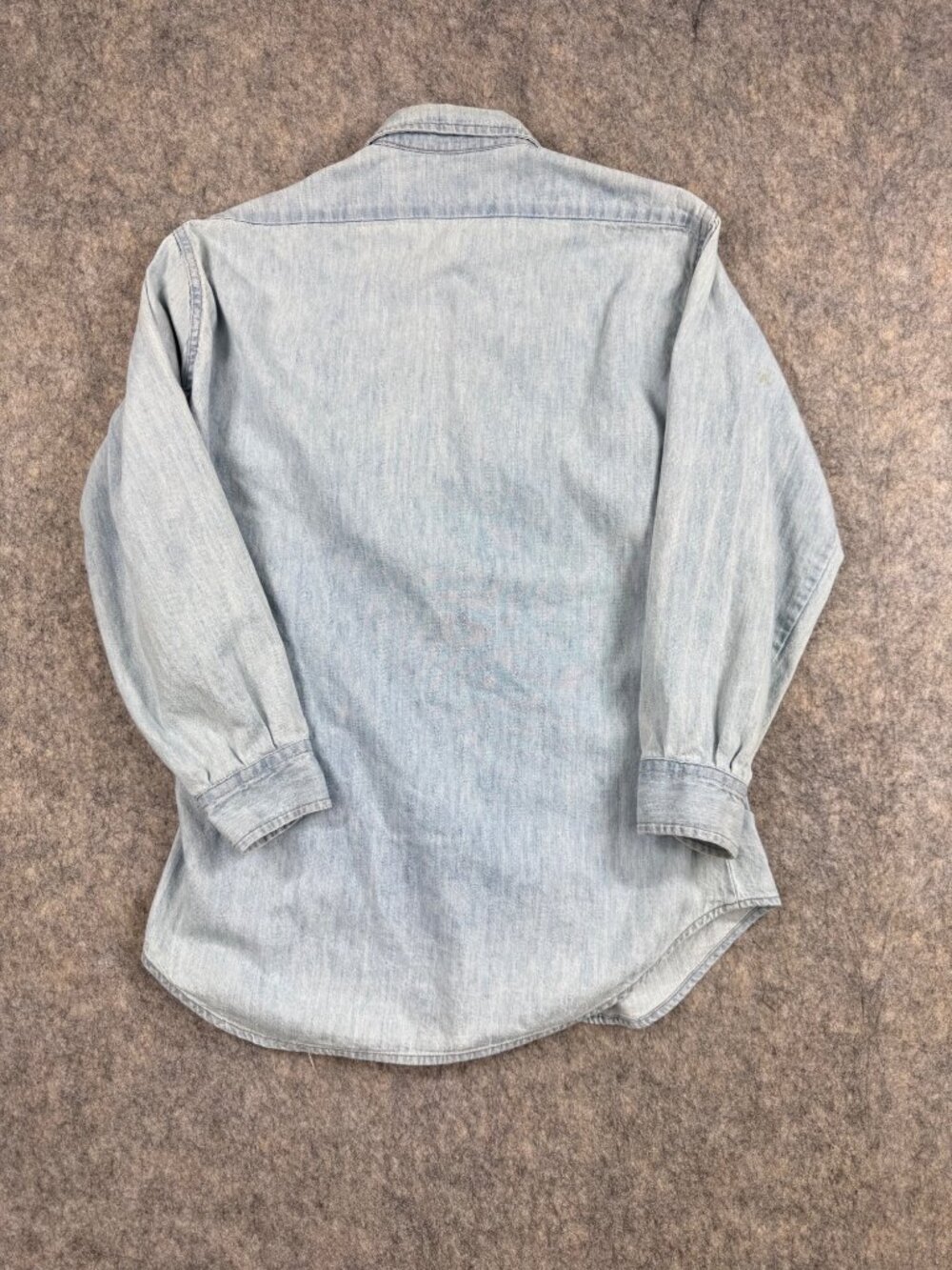 Vintage Levi’s Mens Denim Shirt Sz M Button Up Long Sleeve - Picture 8 of 10